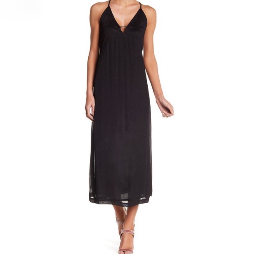 IRO | Eziane V-Neck Maxi Dress Size 36